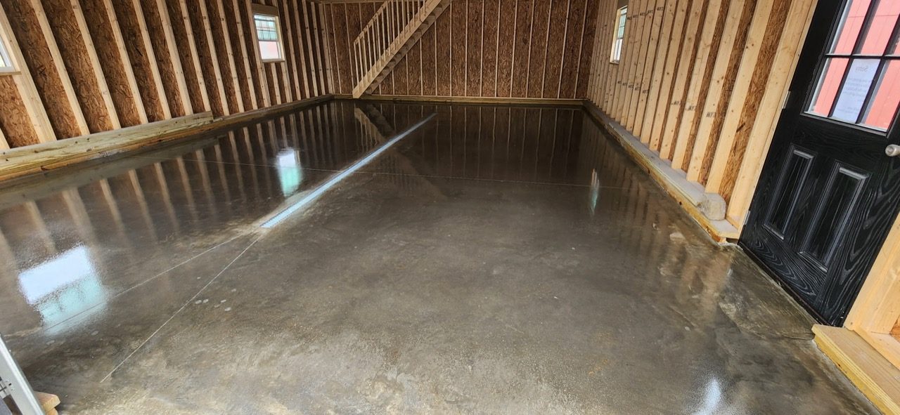 Polished Barn Floor in Columbus, Ohio