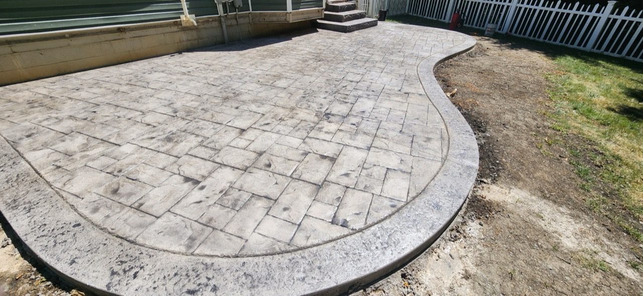 Stamped Concrete Patio in Columbus, Ohio